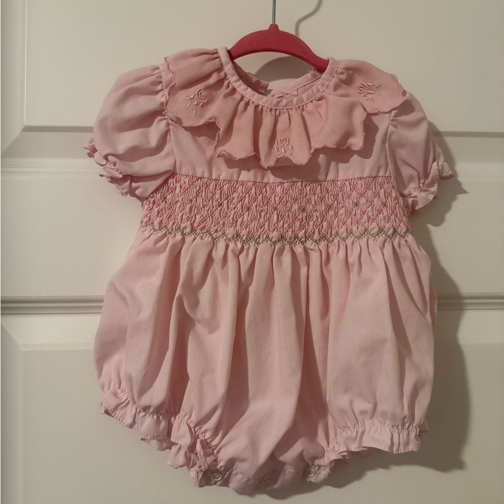 Adorable Pink Baby Romper